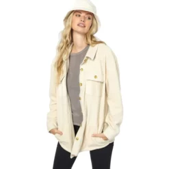 O'NEILL Juniors' Collins Superfleece Flannel Jacket