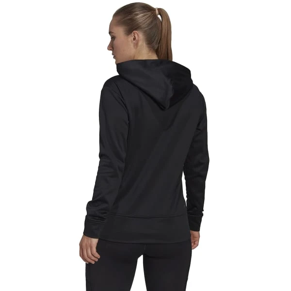 ADIDAS Women's Aeroready Big Logo Hoodie 3 ADIDAS Women's Aeroready Big Logo Hoodie - Image 3