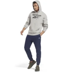 REEBOK Men's Identity Fleece Hoodie -Carhar Clothing Shop 2081913 004 alt5