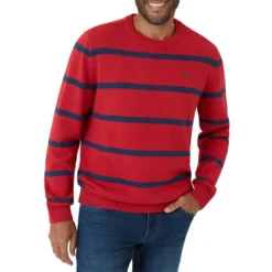 CHAPS Men's Original Crewneck Striped Sweater -Carhar Clothing Shop 2081923 601 alt6