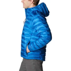 COLUMBIA Men's Pebble Peak Down Hooded Jacket -Carhar Clothing Shop 2081969 403 alt2