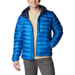 COLUMBIA Men's Pebble Peak Down Hooded Jacket -Carhar Clothing Shop 2081969 403 alt3