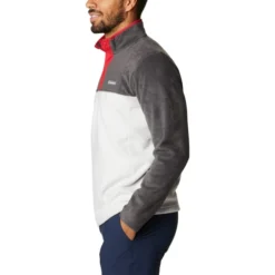COLUMBIA Men's Steens Mountain Half-Snap Fleece Pullover -Carhar Clothing Shop 2081972 004 alt2