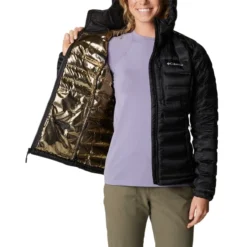 COLUMBIA Women's Pebble Peak Down Hooded Jacket -Carhar Clothing Shop 2082015 001 alt4
