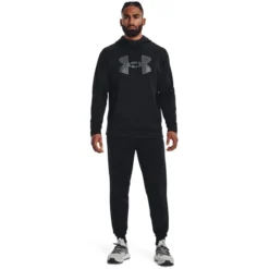 UNDER ARMOUR Men's Armour Fleece Big Logo Hoodie -Carhar Clothing Shop 2082228 001 alt5