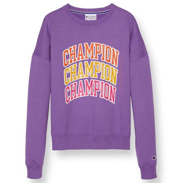 CHAMPION Women's Varsity Vibe Powerblend Relaxed Crew 1 CHAMPION Women's Varsity Vibe Powerblend Relaxed Crew