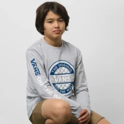 VANS Kids' Seasonal Circle Long-Sleeve Tee -Carhar Clothing Shop 2082501 004 alt2
