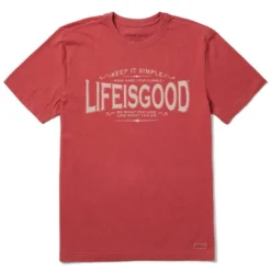 LIFE IS GOOD Men's Classic Crusher-Lite Short-Sleeve Tee