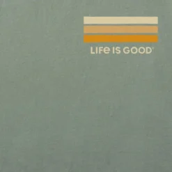 LIFE IS GOOD Men's Dock Dog Sunset Long-Sleeve Crusher Tee -Carhar Clothing Shop 2082623 303 alt4