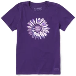 LIFE IS GOOD Women's Daisy Short-Sleeve Tee