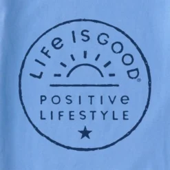LIFE IS GOOD Women's Positive Sun Long-Sleeve Crusher Lite Hooded Tee -Carhar Clothing Shop 2082667 405 alt3