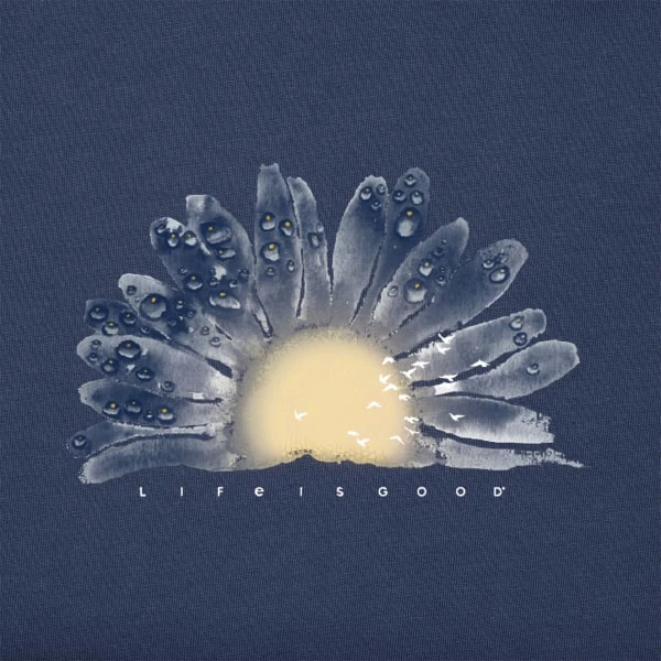 LIFE IS GOOD Women's Daisy Long-Sleeve Crusher Lite Hooded Tee 4 LIFE IS GOOD Women's Daisy Long-Sleeve Crusher Lite Hooded Tee - Image 4