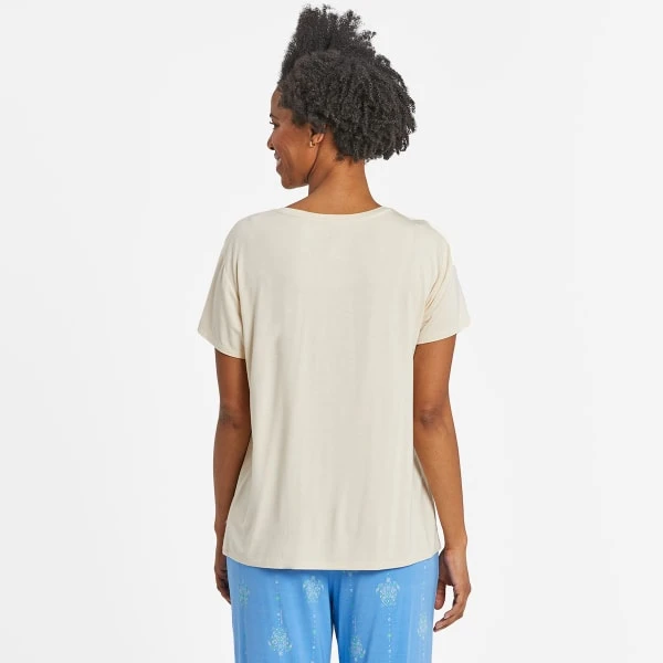 LIFE IS GOOD Women's Turtle Lightweight Sleep Tee 2 LIFE IS GOOD Women's Turtle Lightweight Sleep Tee - Image 2