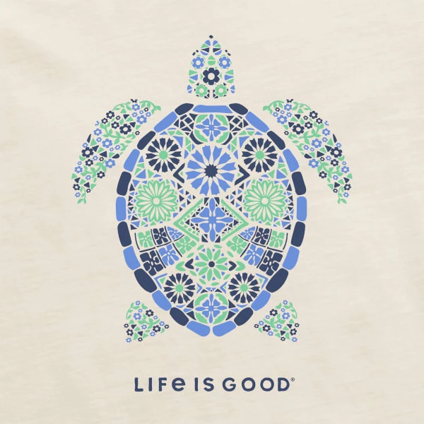 LIFE IS GOOD Women's Turtle Lightweight Sleep Tee 3 LIFE IS GOOD Women's Turtle Lightweight Sleep Tee - Image 3