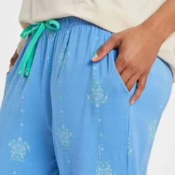 LIFE IS GOOD Women's Turtle Mosaic Lightweight Sleep Pants -Carhar Clothing Shop 2082677 405 alt3