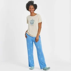 LIFE IS GOOD Women's Turtle Mosaic Lightweight Sleep Pants -Carhar Clothing Shop 2082677 405 alt4