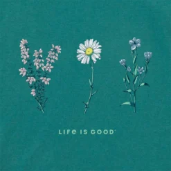 LIFE IS GOOD Women's Wildflowers Snuggle Up Relaxed Sleep Vee -Carhar Clothing Shop 2082678 308 alt2