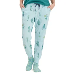 LIFE IS GOOD Women's Wildflowers Snuggle-Up Sleep Joggers