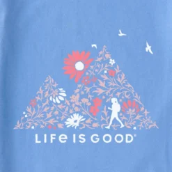 LIFE IS GOOD Women's Wildflower Hike Snuggle Up Relaxed Sleep Vee -Carhar Clothing Shop 2082680 405 alt2