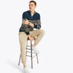NAUTICA Men's Navtech 1/4-Zip Sweater -Carhar Clothing Shop 2082692 402 alt2