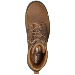 CARHARTT Men's Ironwood Waterproof 8" Alloy Toe Work Boots -Carhar Clothing Shop 2082708 201 alt6