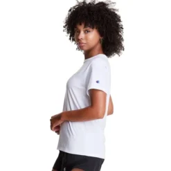 CHAMPION Women's Classic Short-Sleeve Tee -Carhar Clothing Shop 2082813 101 alt2
