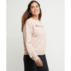 CHAMPION Women's Powerblend Relaxed Graphic Crew -Carhar Clothing Shop 2082817 611 alt3