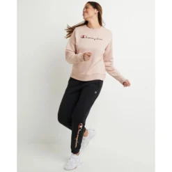 CHAMPION Women's Powerblend Relaxed Graphic Crew -Carhar Clothing Shop 2082817 611 alt5