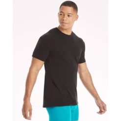 HANES Men's Ultimate Comfort Fit Stretch Crewneck Undershirts, 4 Pack (Size 2X) -Carhar Clothing Shop 2082846 001 alt2