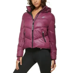 TOMMY HILFIGER Women's Hooded Puffer Jacket