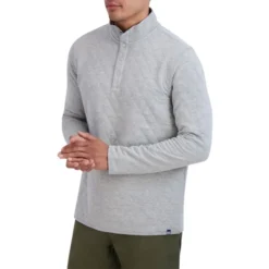 CHAPS Men's Quilted Mock Neck Pullover -Carhar Clothing Shop 2083311 006 alt2