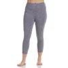 RBX Women's Double Peached Capri-Length Leggings W/ Pockets