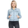 ASHLEY VINTAGE CHARM BY 26 Juniors' Denim Jacket