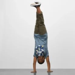 VANS Boys' Print Box Short-Sleeve Graphic Tee -Carhar Clothing Shop 2083886 408 alt2