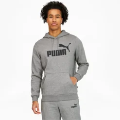 PUMA Men's Essentials Big Logo Hoodie -Carhar Clothing Shop 2083966 004 alt2