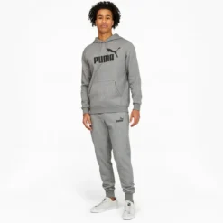 PUMA Men's Essentials Big Logo Hoodie -Carhar Clothing Shop 2083966 004 alt4