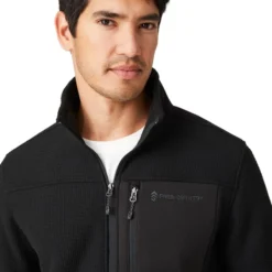 FREE COUNTRY Men's Dire Wolf II Grid Fleece Jacket -Carhar Clothing Shop 2084072 001 alt3