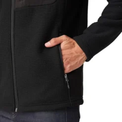 FREE COUNTRY Men's Dire Wolf II Grid Fleece Jacket -Carhar Clothing Shop 2084072 001 alt4