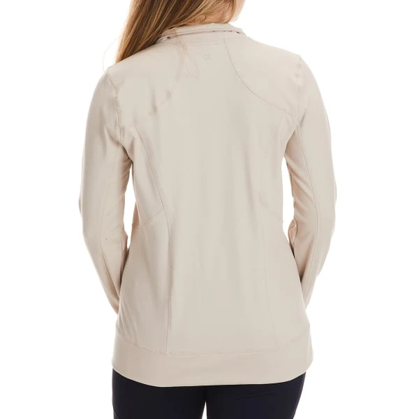 RBX Women's Double Peached Yoga Jacket W/ Zip Pockets 2 RBX Women's Double Peached Yoga Jacket W/ Zip Pockets - Image 2