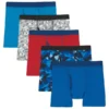 HANES Boys' Ultimate Boxer Brief W/ ComfortSoft Waistband, 5-Pack