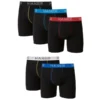 HANES Ultimate Men's Stretch Boxer Briefs, 5-Pack Extended Size