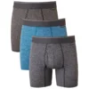 HANES Men's Ultimate Comfort Flex Fit Breathable Stretch Boxer Briefs, 3-Pack