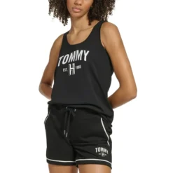 TOMMY HILFIGER Women's Knot-Front Tank Top -Carhar Clothing Shop 2084191 001 alt2