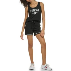 TOMMY HILFIGER Women's Knot-Front Tank Top -Carhar Clothing Shop 2084191 001 alt4