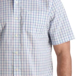 CHAPS Men's Short-Sleeve Woven Shirt -Carhar Clothing Shop 2084242 101 alt3