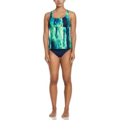 NIKE Women's Crossback Two-Piece Tankini Set -Carhar Clothing Shop 2084429 430 alt5