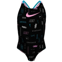 NIKE Girls' Spiderback 1-Piece Swimsuit -Carhar Clothing Shop 2084436 001 alt2