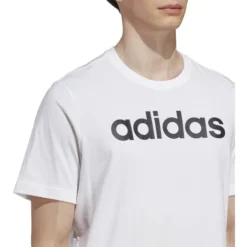 ADIDAS Men's Essentials Single Jersey Short-Sleeve Tee -Carhar Clothing Shop 2084524 101 alt4
