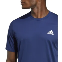 ADIDAS Men's AEROREADY D2M Short-Sleeve Tee -Carhar Clothing Shop 2084527 403 alt3