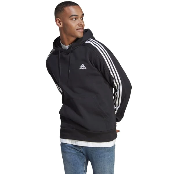 ADIDAS Men's Essentials 3-Stripes Hoodie 2 ADIDAS Men's Essentials 3-Stripes Hoodie - Image 2